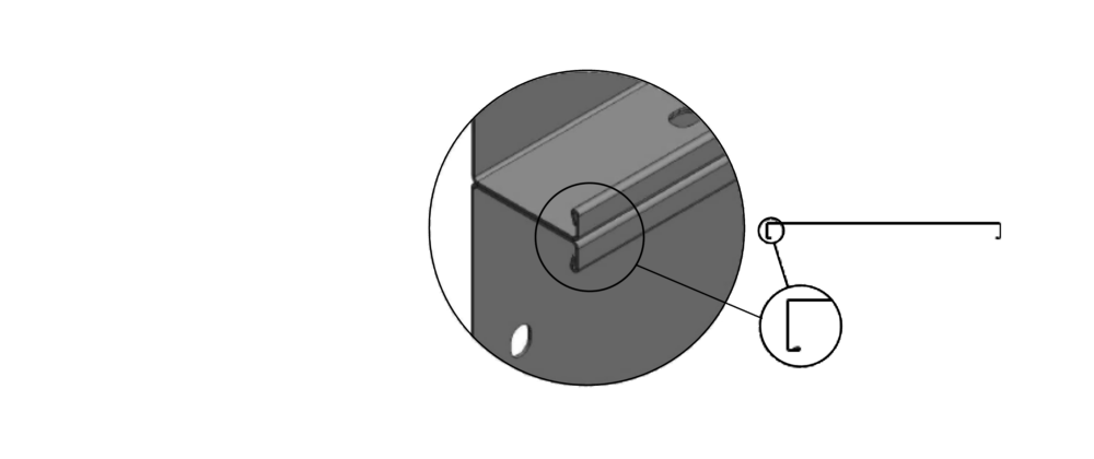 Booth Enclosure Safety Edge