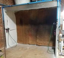 Open Faced Dry Filter Paint Booth