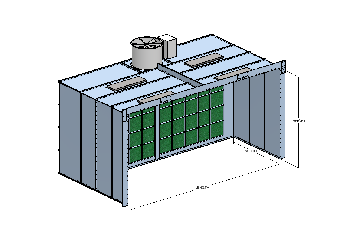 Paint Spray Booths: Construction, Types, Applications, and Benefits